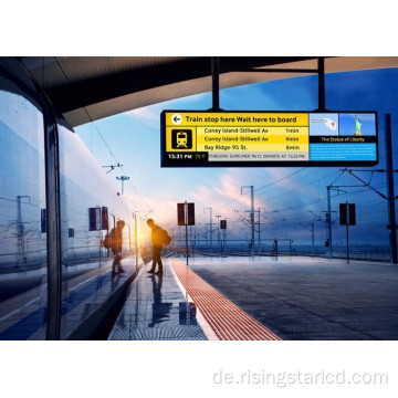 Streckte 47 -Zoll -LCD -Display für den Bahnhof